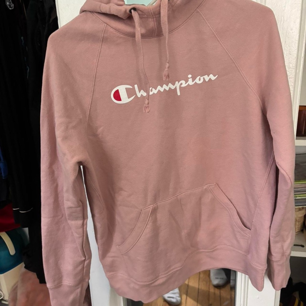 Champion Blush Pink Pullover Hoodie
